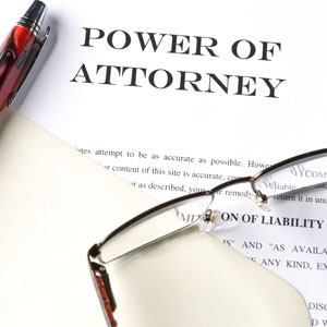  A document titled "Power of Attorney for Estate Planning" with legal terms - Legal Advantage Group